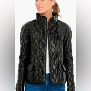 NWOT Tuckernuck Quilted Faux Leather Jacket XL